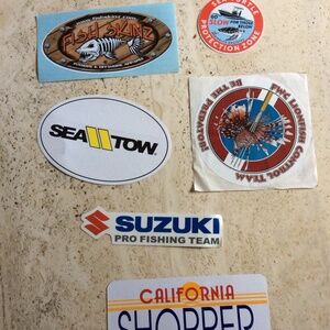 Variety of Six Stickers